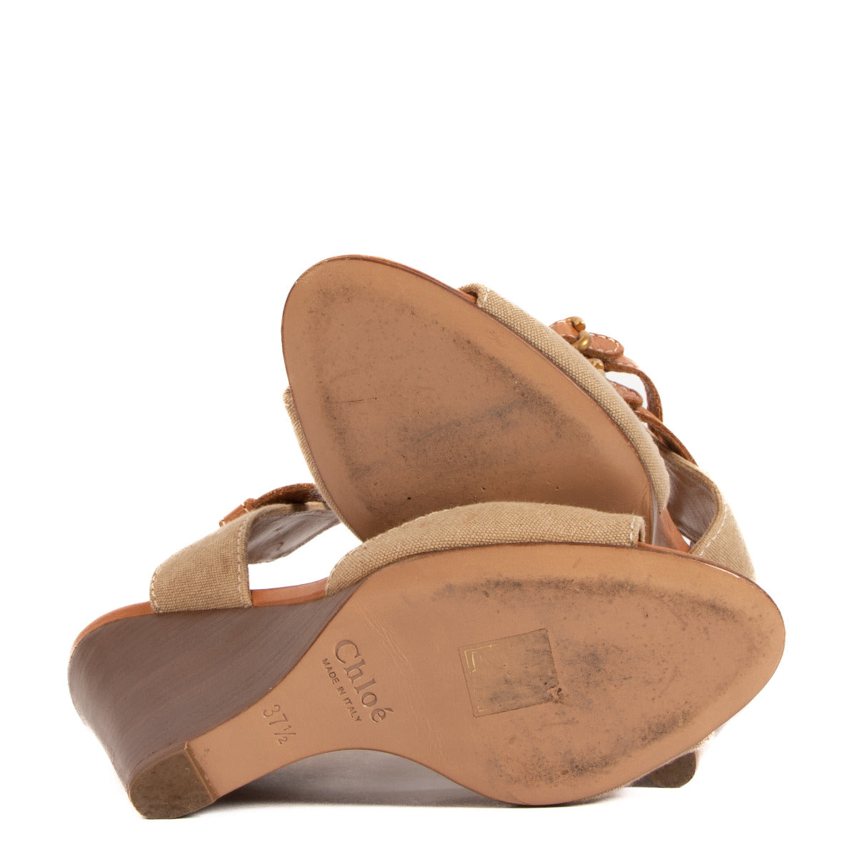 Chloé Beige Sandalen - Maat 37.5