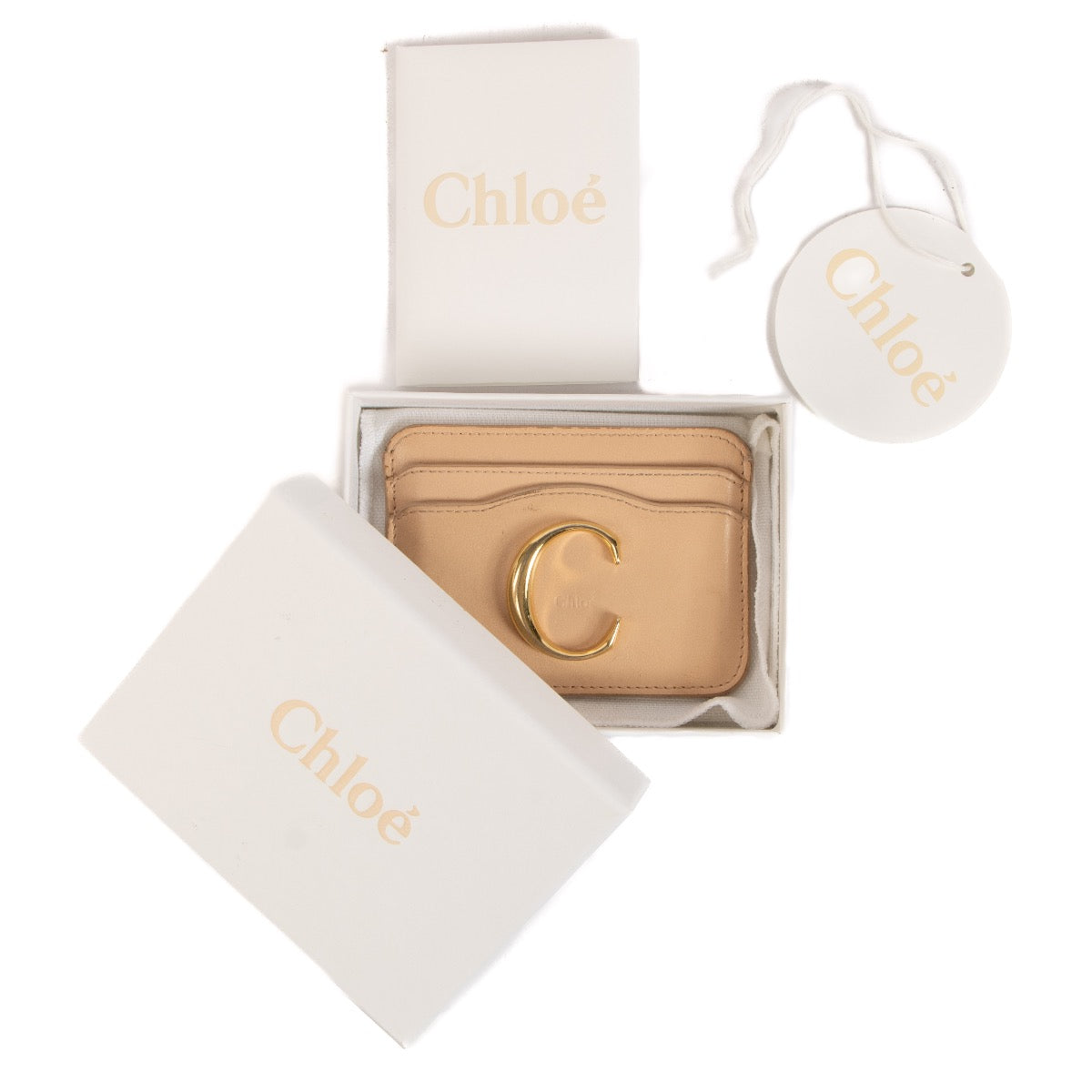 Shop 100% authentic second-hand Chloé C Pink Card Holder on Labellov.com