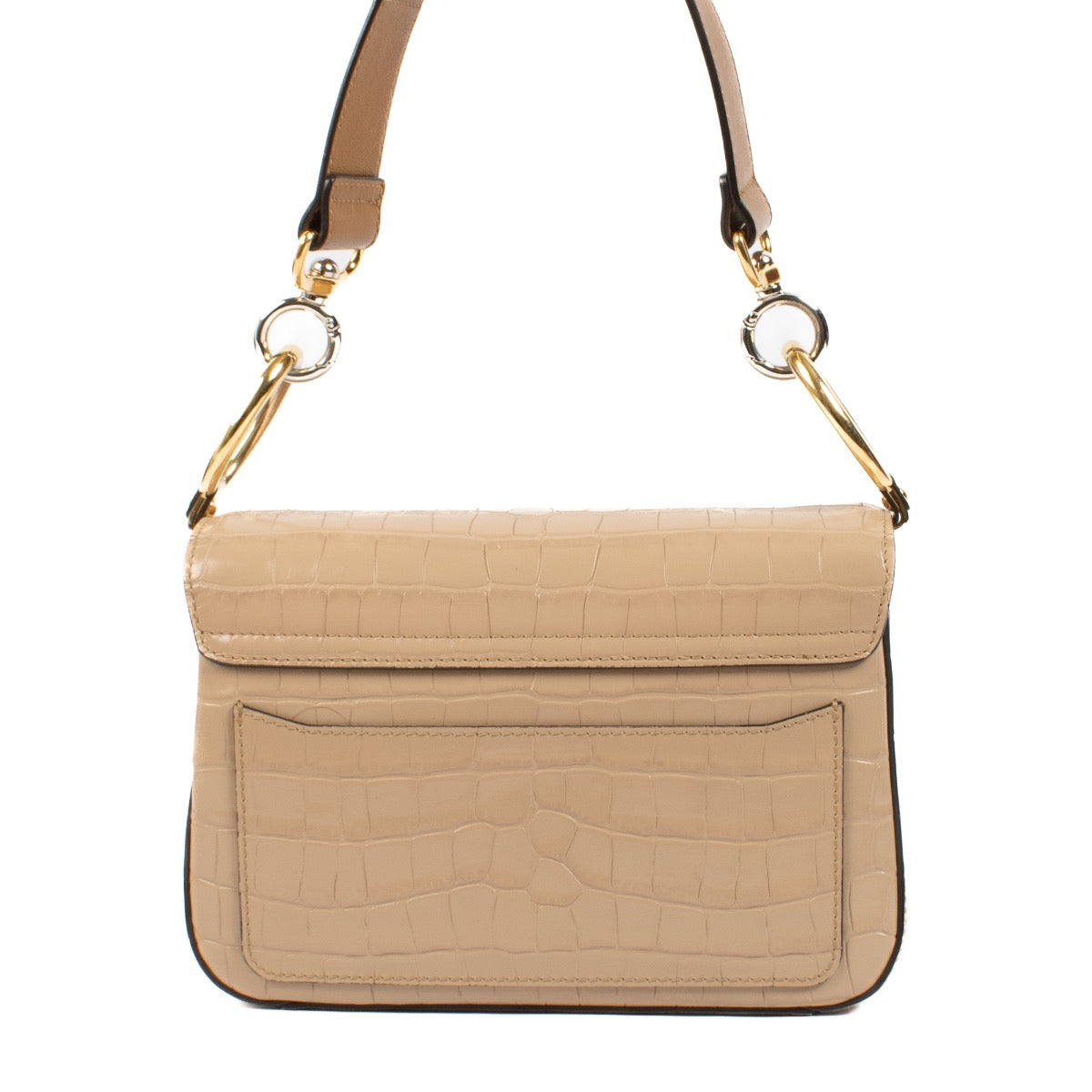 shop 100% authentic second hand Chloé Beige Crocodile Embossed Small C Bag on Labellov.com