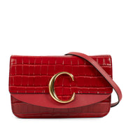 Authentic second hand Chloé Red Crocodile C Bag on Labellov.com