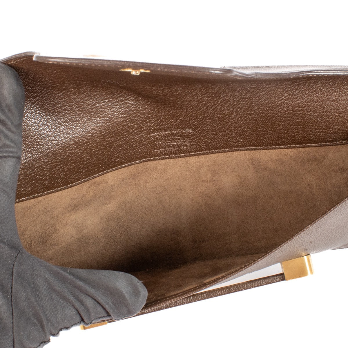buy 100% authentic pre loved Delvaux Brown Clutch on Labellov.com