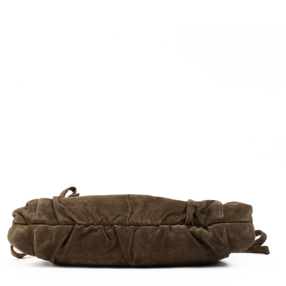 shop 100% authentic second hand Gucci Brown Suede Hysteria Clutch on Labellov.com