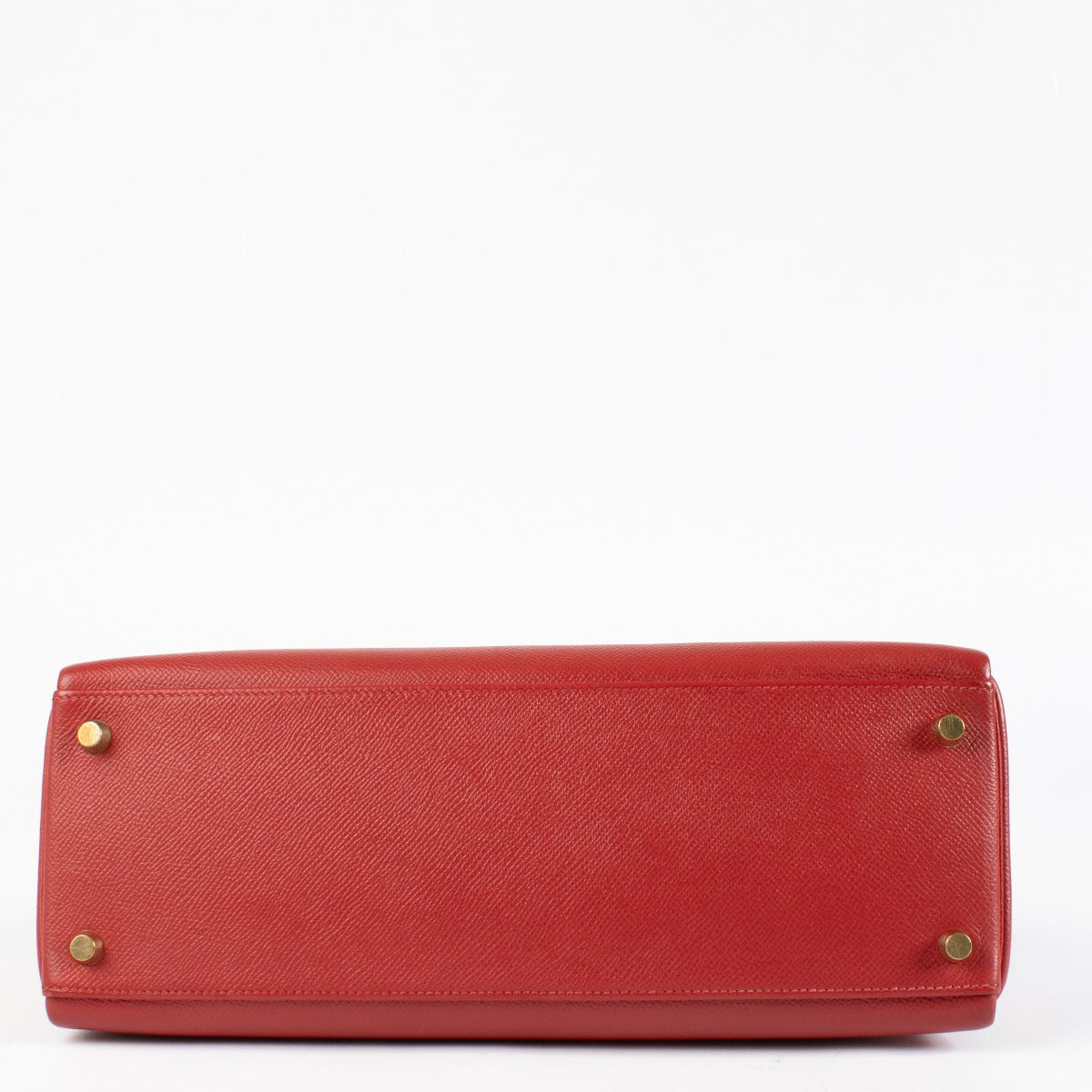 Hermès Kelly 32 Rouge Vif Courchevel GHW