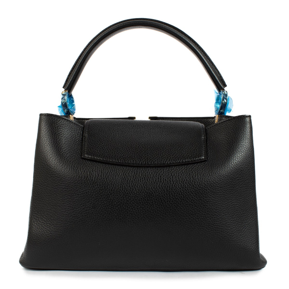 Authentic second hand Louis Vuitton Black Capucines MM Bag on Labellov.com