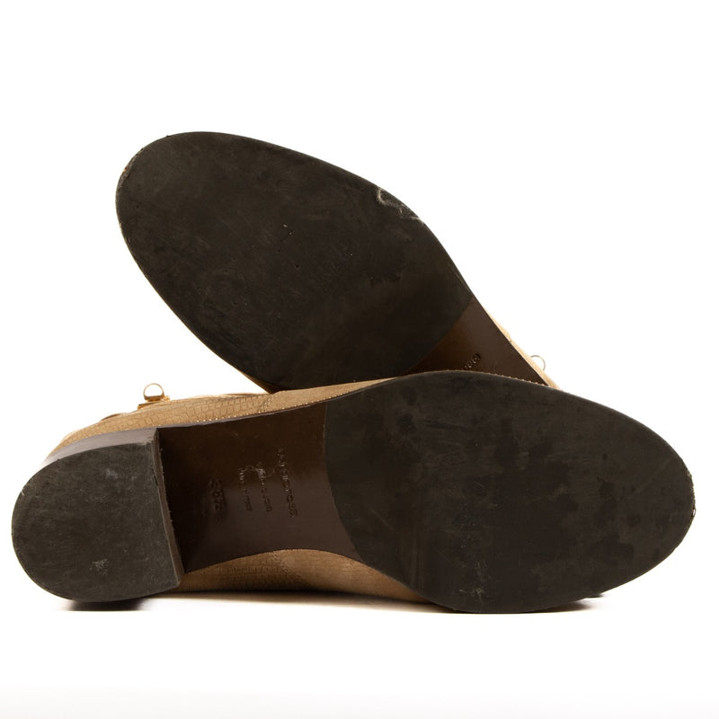 Shop 100% authentic second-hand Sergio Rossi Beige Boots - Size 38,5 on Labellov.com