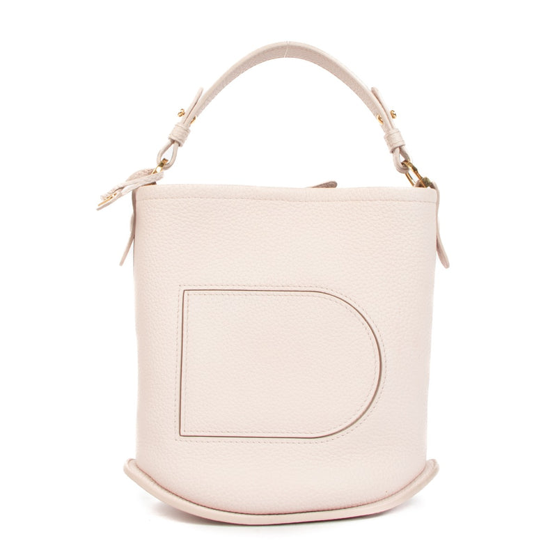Delvaux Pin Mini Bucket Silk Pink Taurillon Soft