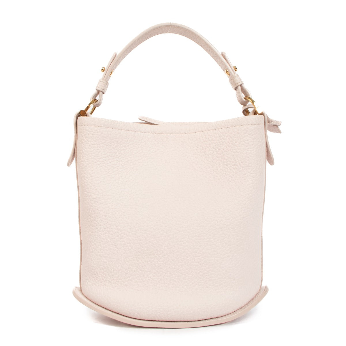 Mini sac Pin souple Delvaux en taurillon rose soie