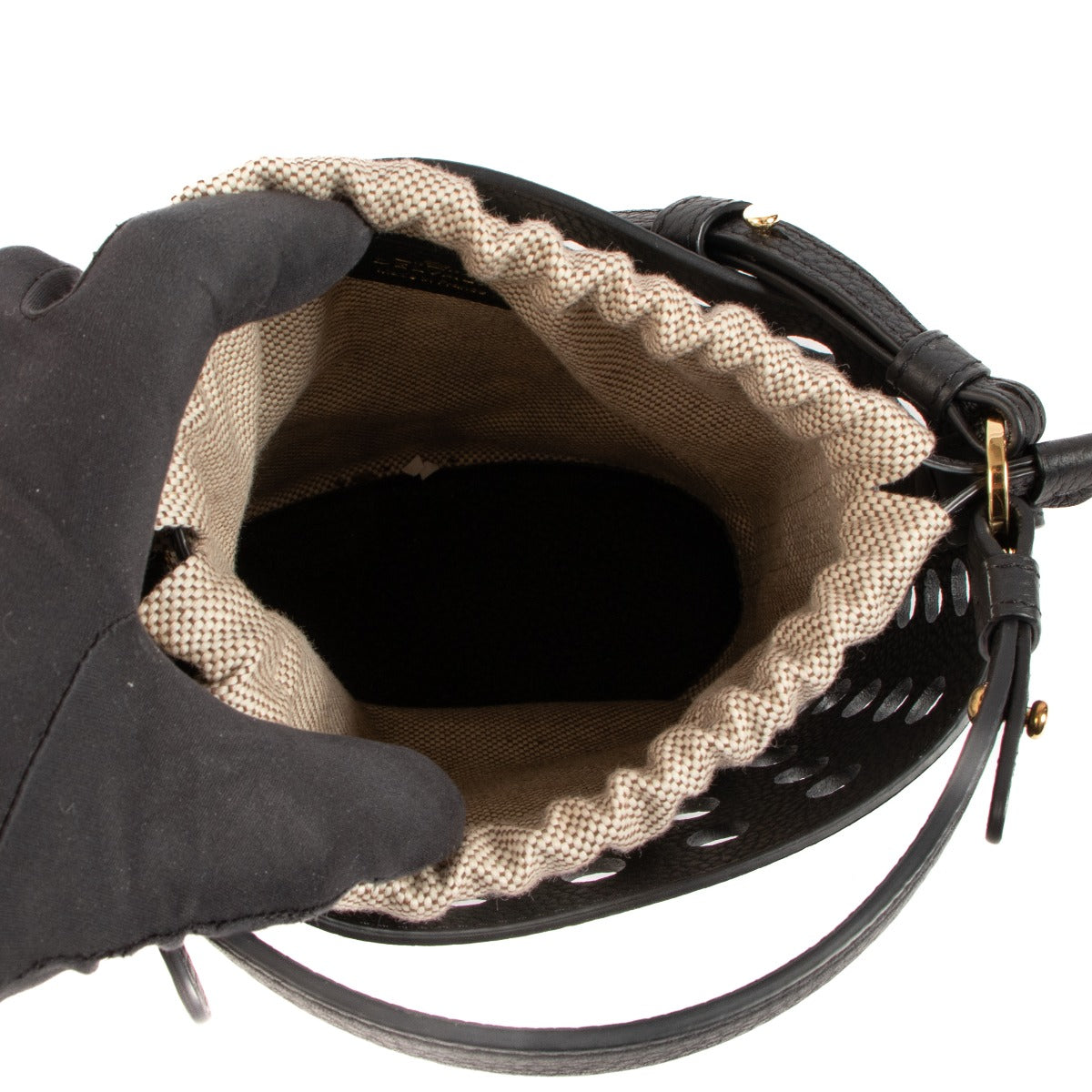 authentic second hand Delvaux Pin Mini Bucket Airess Bag on Labellov.com