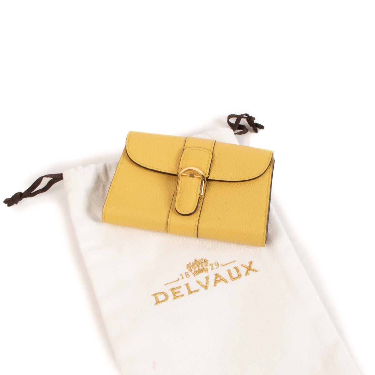 Delvaux Brillant Card Holder Pollen Rodeo Calf