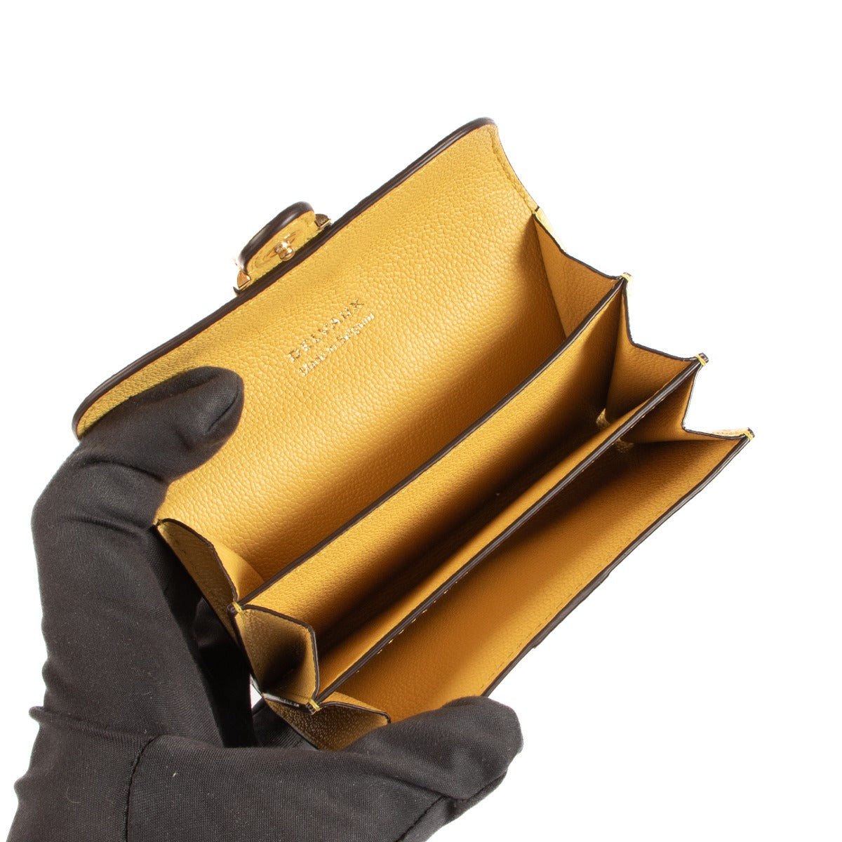 Porte-cartes Delvaux Brillant Cuir de veau Rodeo Pollen
