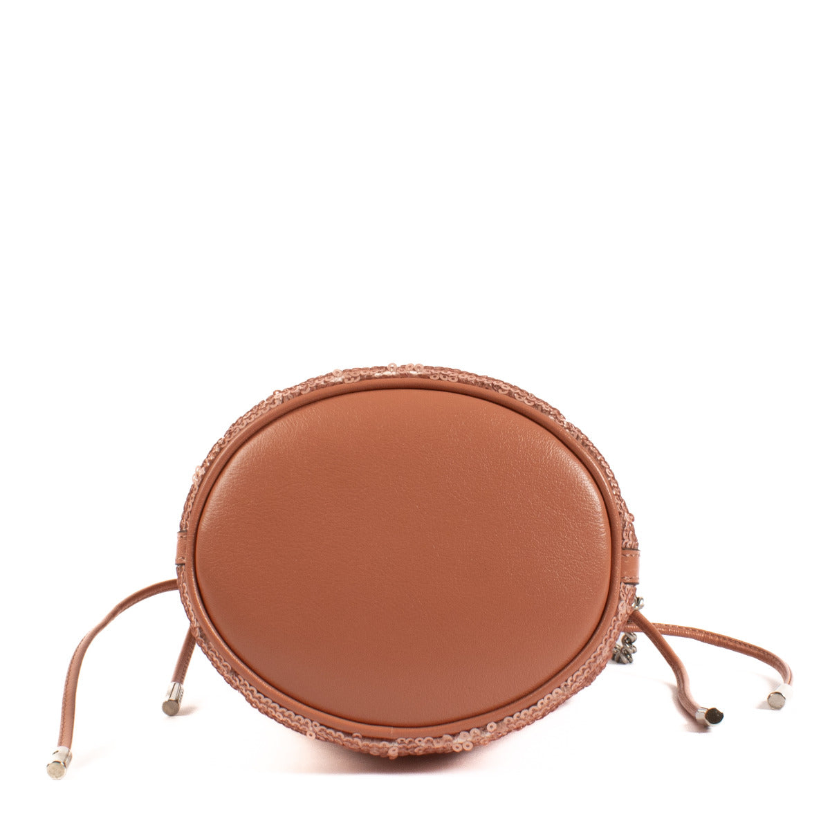 Gucci Dusty Pink Sequin GG Marmont Mini Bucket Bag