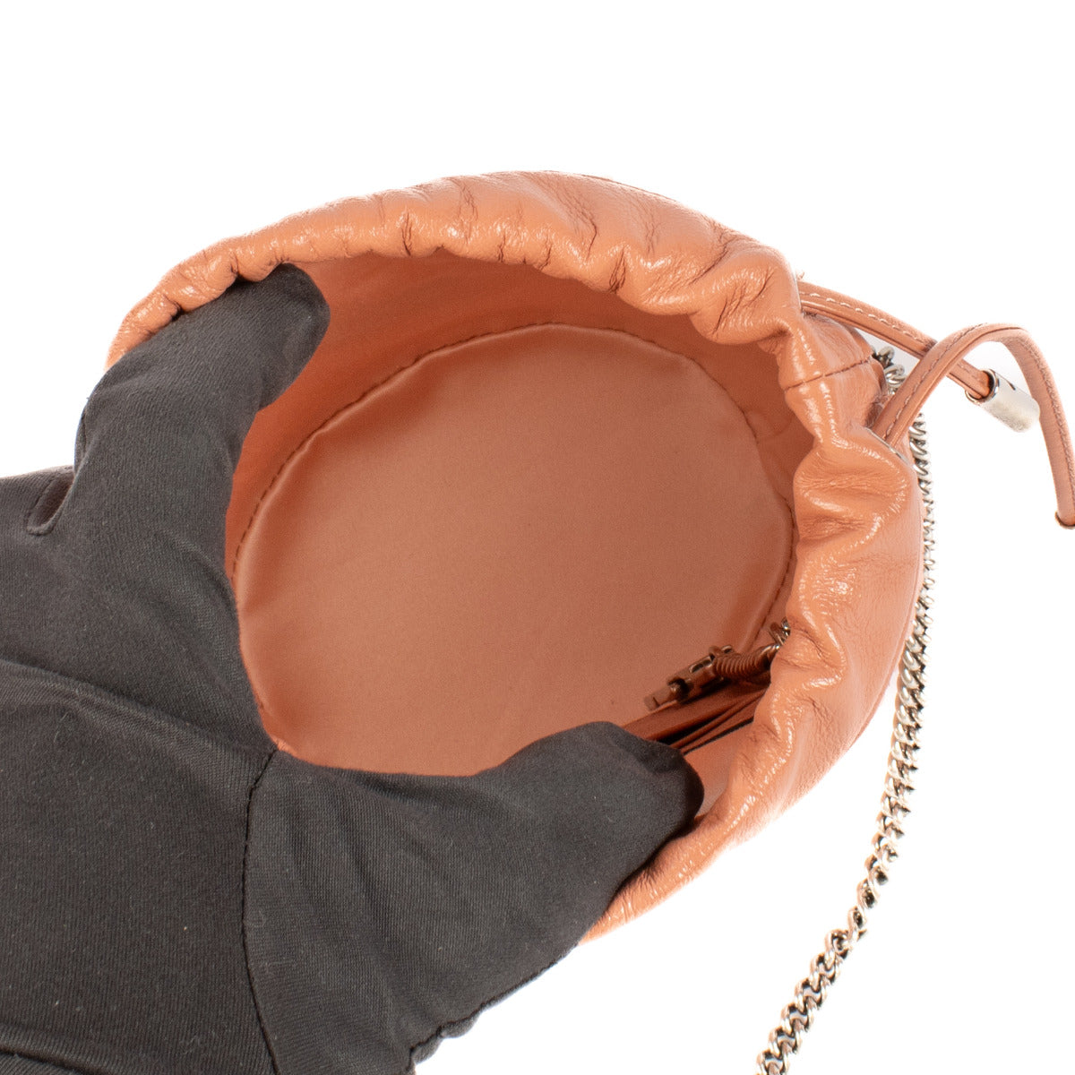 Gucci Dusty Pink Sequin GG Marmont Mini Bucket Bag