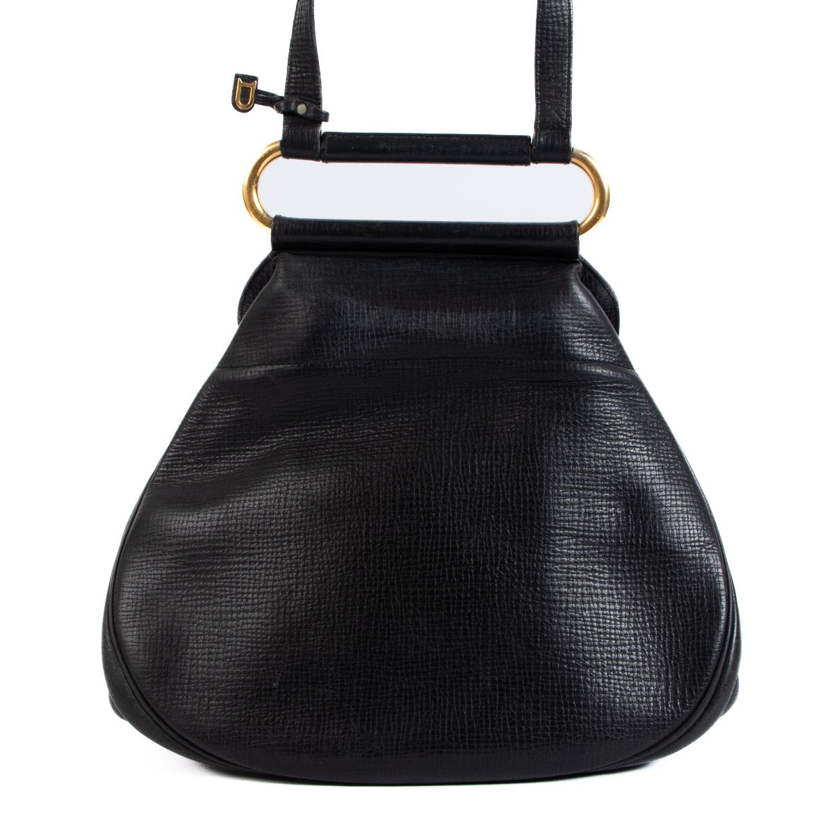 Delvaux Black Cerceau GM Shoulder Bag