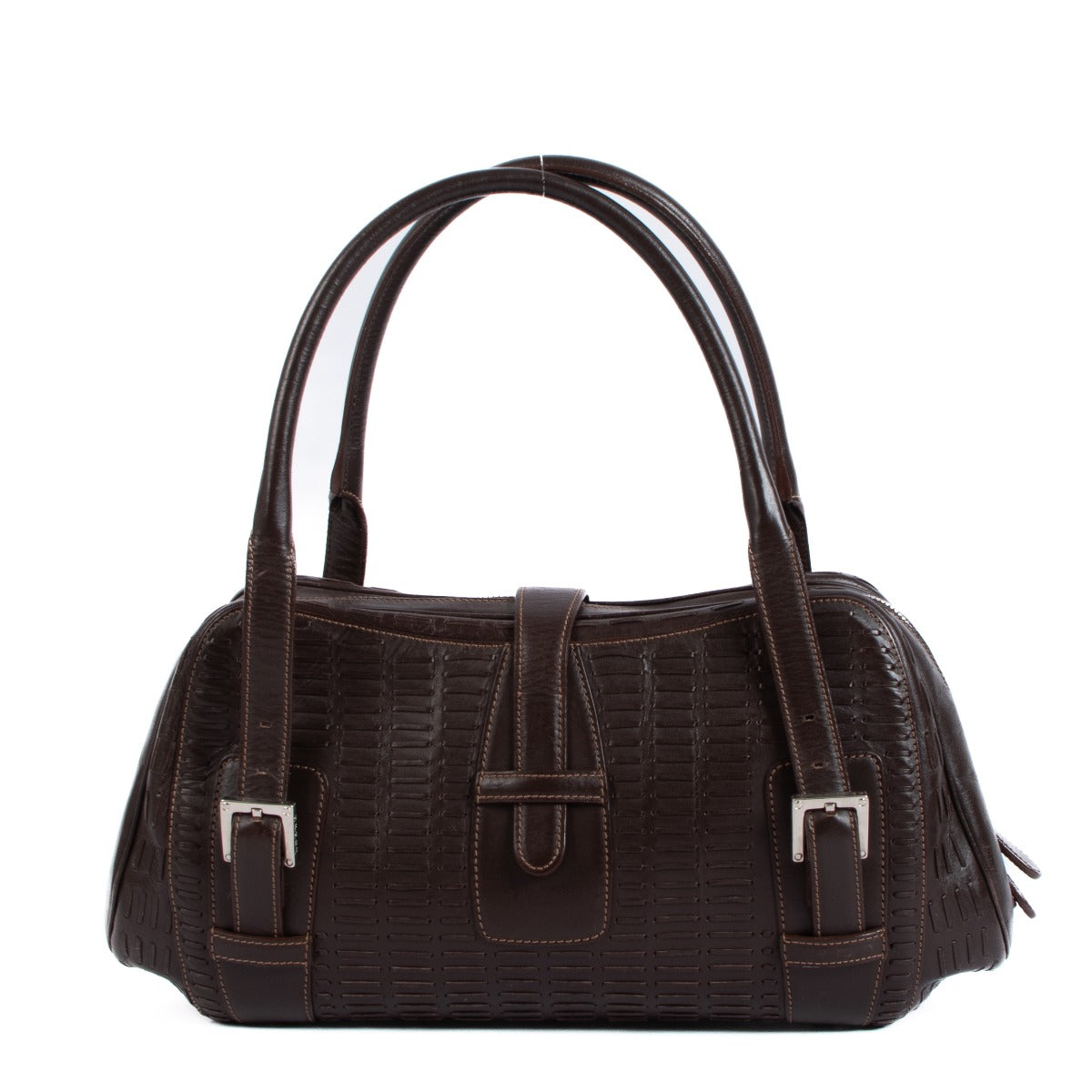 authentic second hand Loewe Brown Vintage Handbag on Labellov.com
