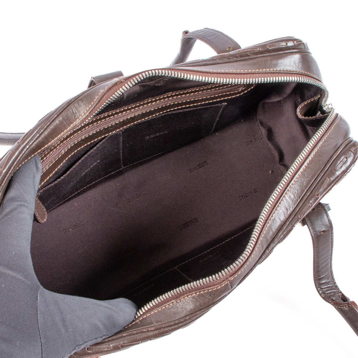 Sac à main vintage en cuir marron Loewe