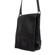 Delvaux Black Louise Baudrier PM Crossbody Bag
