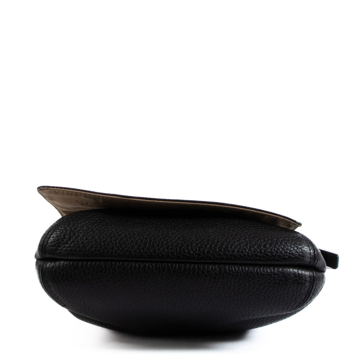 Delvaux Black Louise Baudrier PM Crossbody Bag