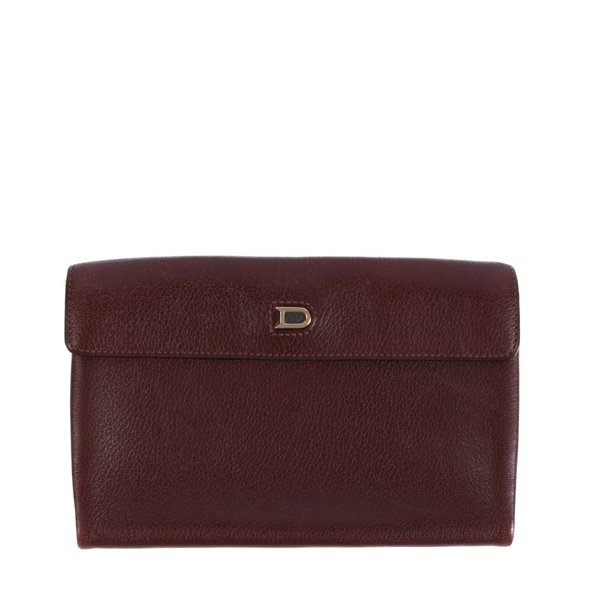 Delvaux Burgundy Loto Wallet