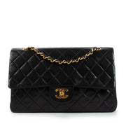 Chanel Vintage Black Medium Classic Flap Bag