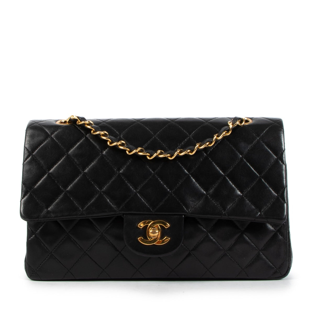 Chanel Vintage Black Medium Classic Flap Bag