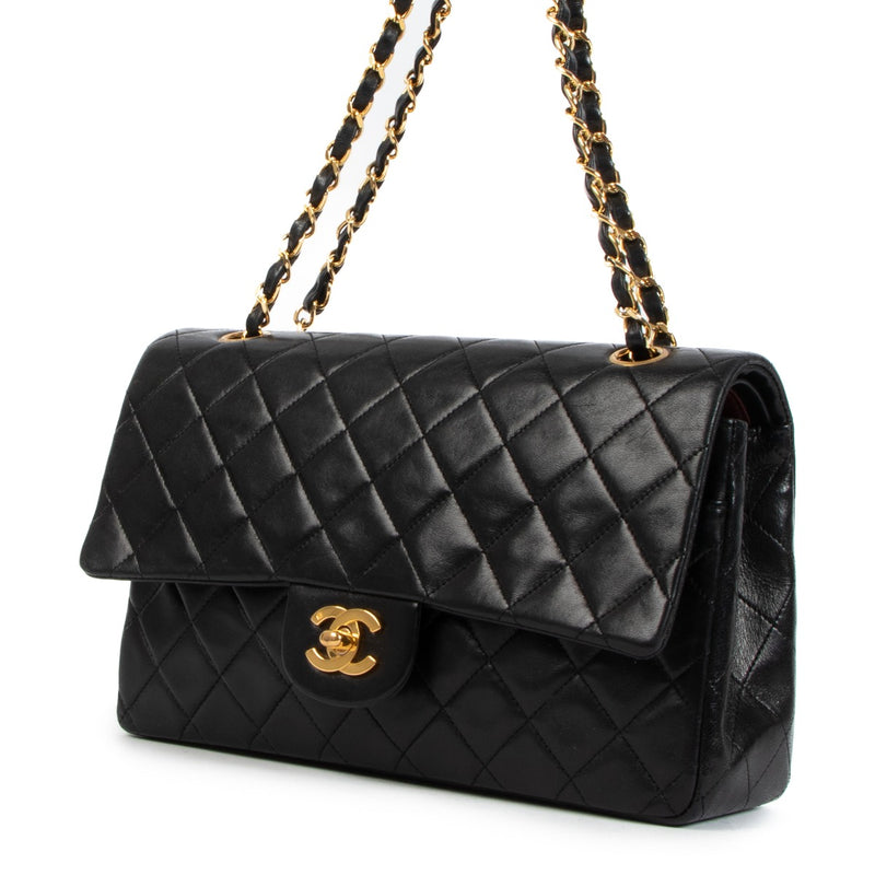 Chanel Vintage Black Medium Classic Flap Bag