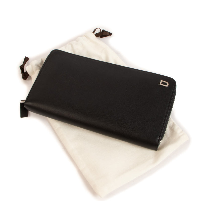 Delvaux Accordéon Black Allure Long Wallet