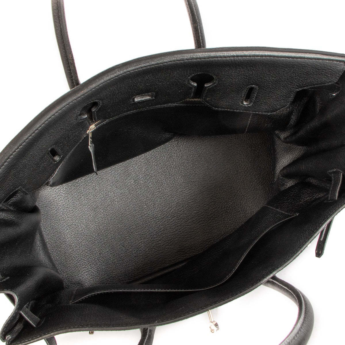 Authentic second hand pre-owned vintage Hermès Birkin 35 Black Taurillon Clemence on www.labellov.com