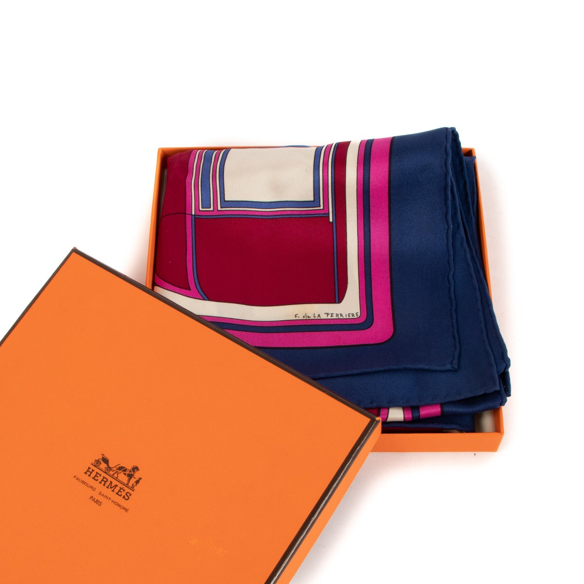 Hermès Multicolor Les Coupés Scarf