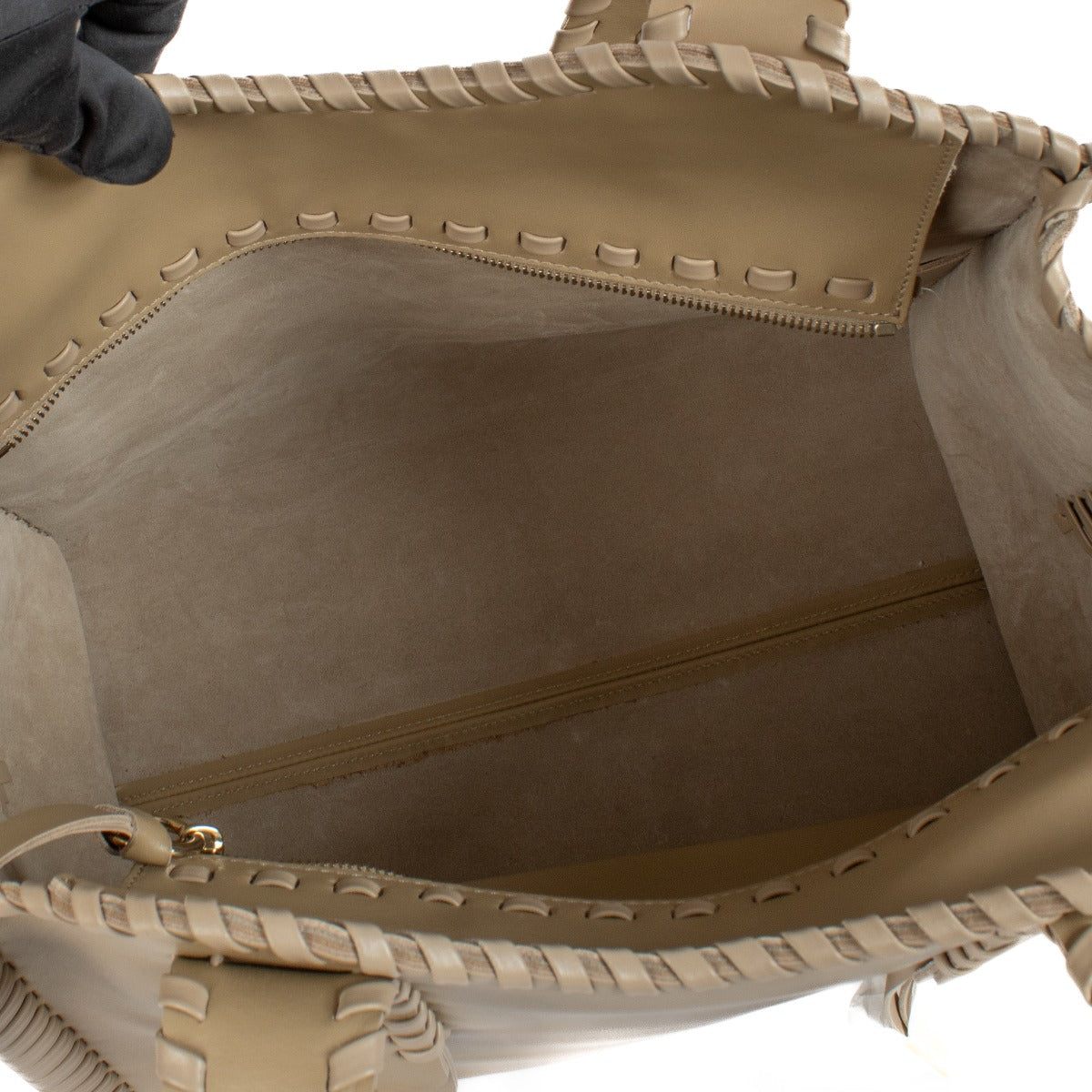 Chloé Argil Calfskin Leather Mony Medium Tote Bag