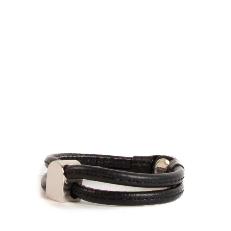 Delvaux Dé Bloc Zwart Springend Armband