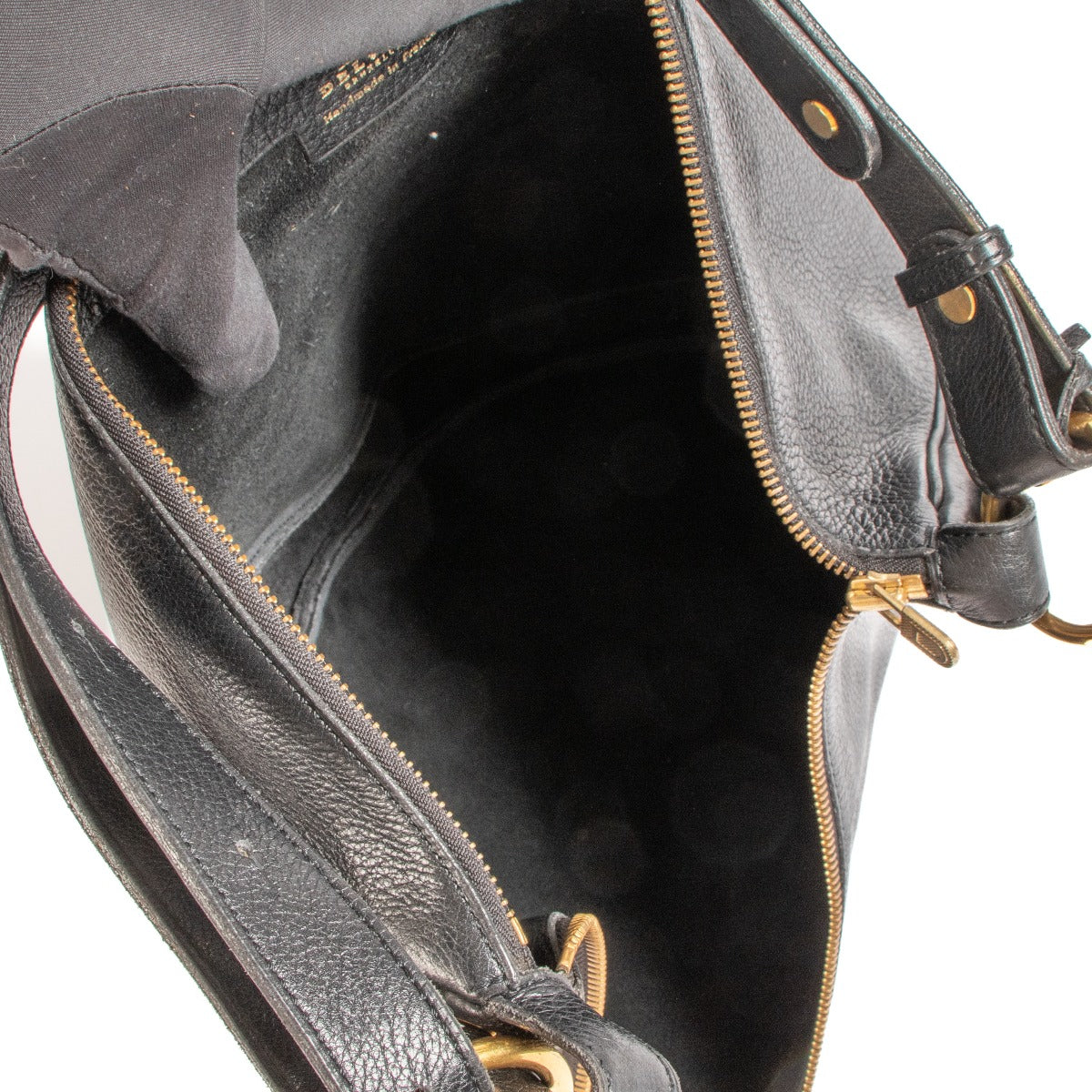 Delvaux Tentation GM Zwarte Trotteur Crossbody Tas