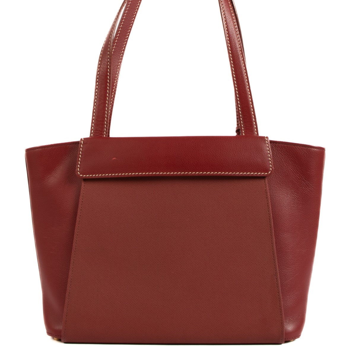 Delvaux Mirage Red Trotteur Shoulder Bag