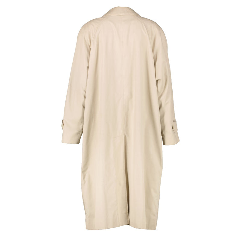 Burberry Beige Cotton Car Coat