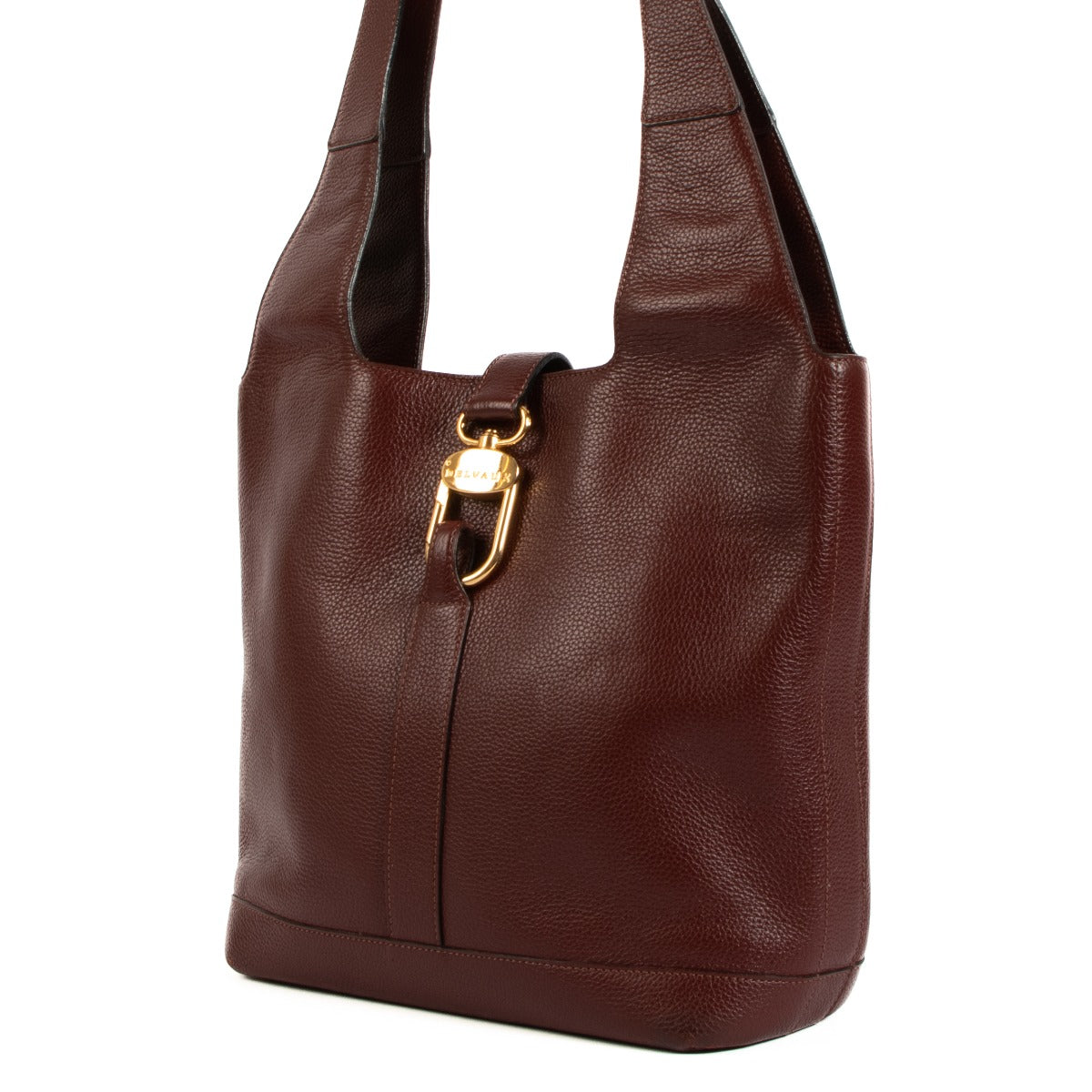 Sac porté épaule Trotteur Delvaux Liaison bordeaux