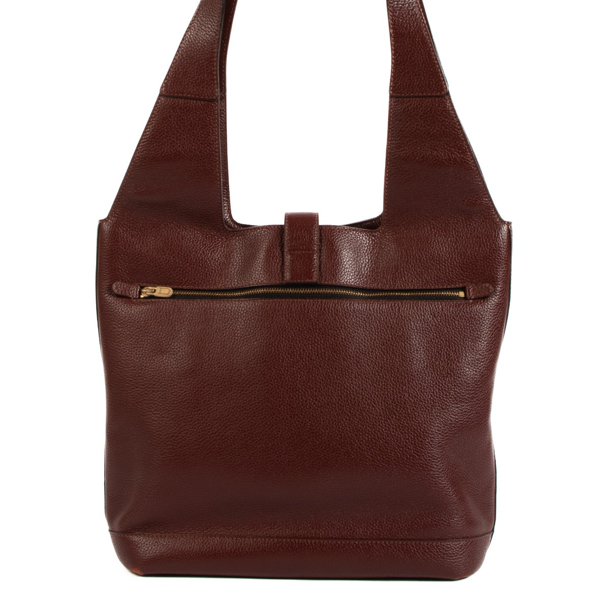 Sac porté épaule Trotteur Delvaux Liaison bordeaux