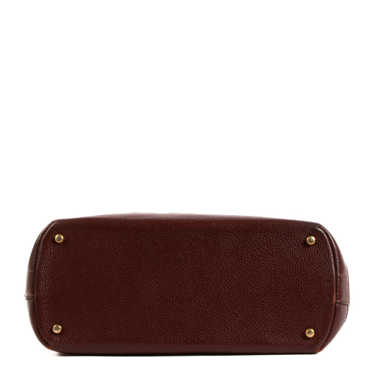 Sac porté épaule Trotteur Delvaux Liaison bordeaux