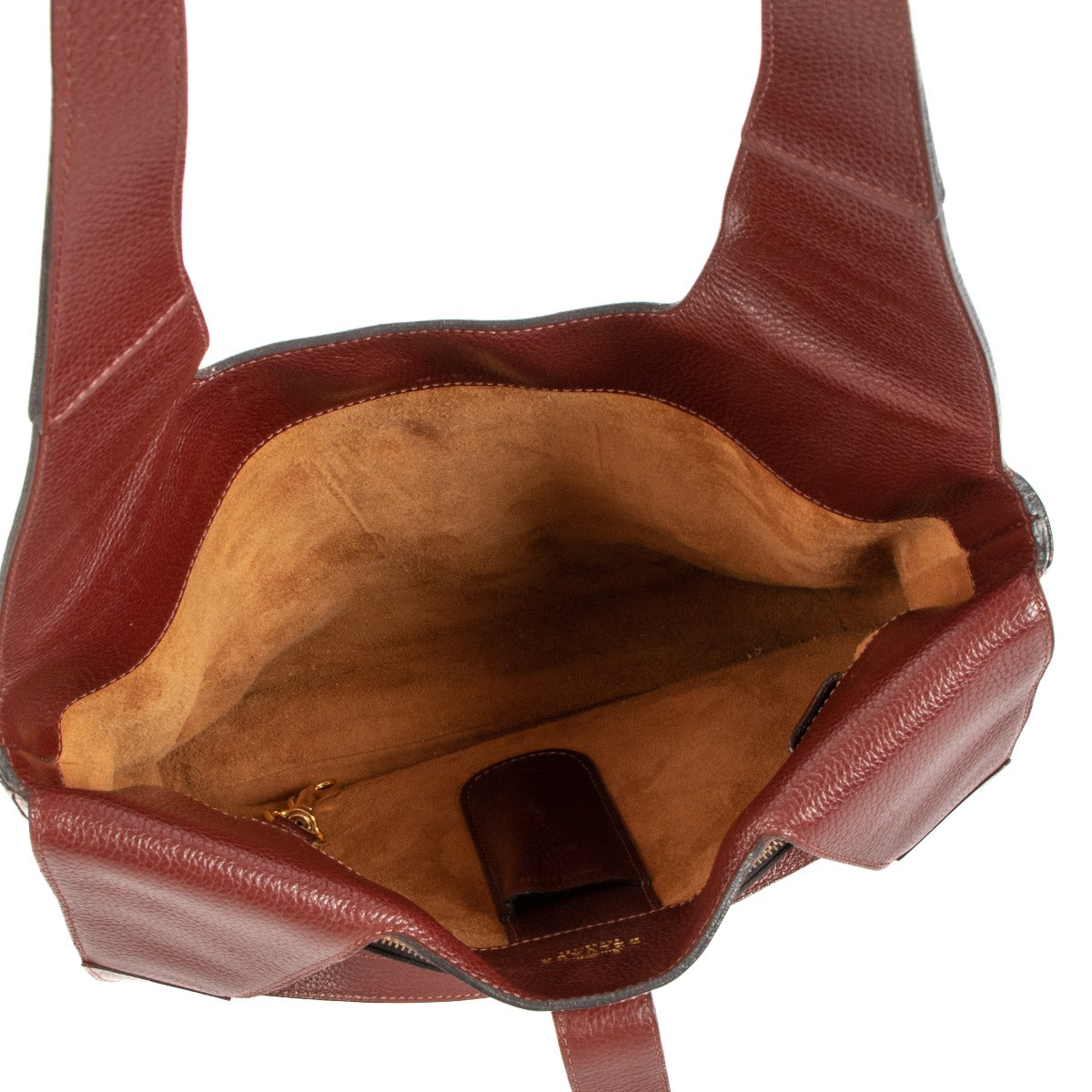 Sac porté épaule Trotteur Delvaux Liaison bordeaux