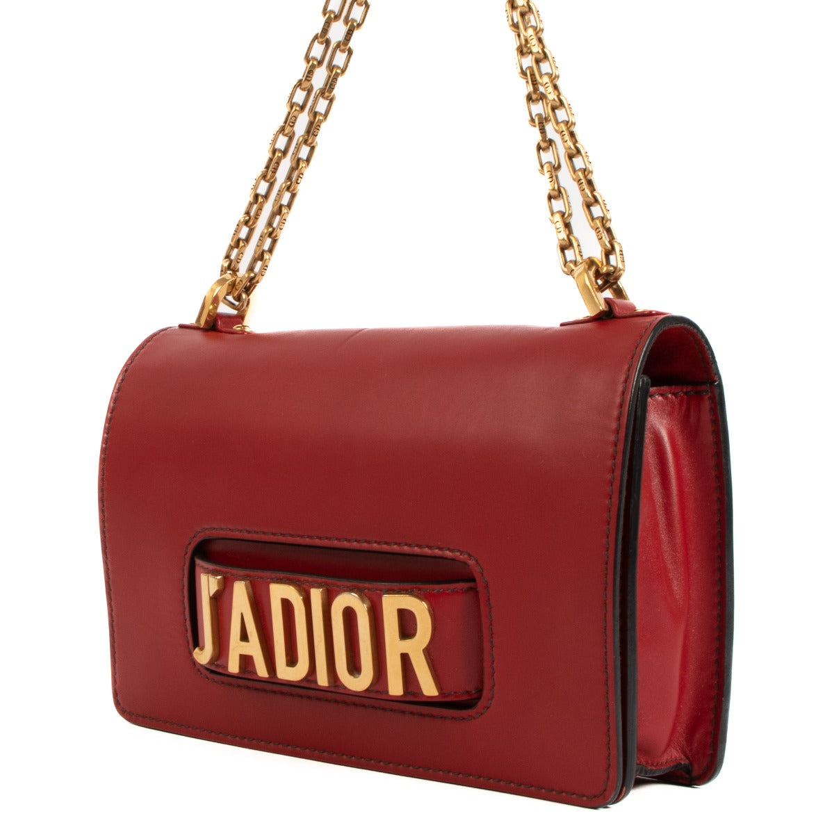 Christian Dior Red J'adior Flap Bag