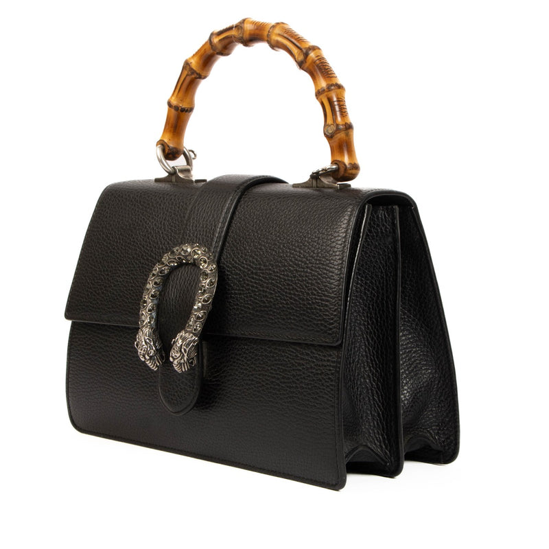 shop 100% authentic second hand Gucci Black Dionysus Bamboo Top Handle on Labellov.com