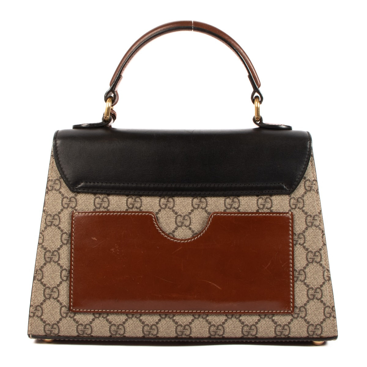 Gucci GG Supreme Padlock Small Top Handle Bag