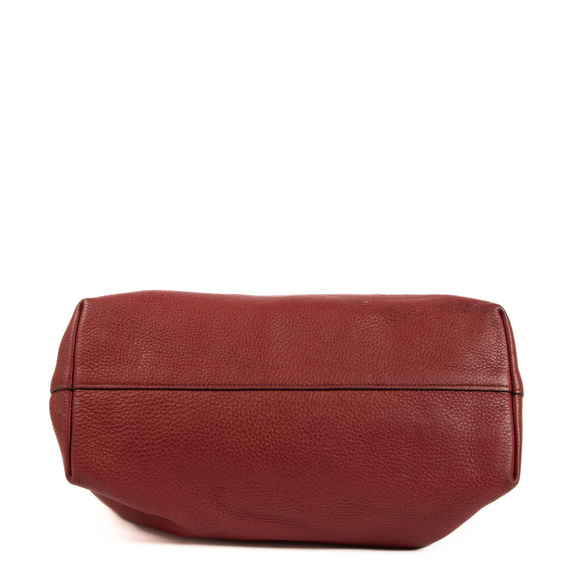 Sac cabas Prada en cuir Vitello Daino rouge