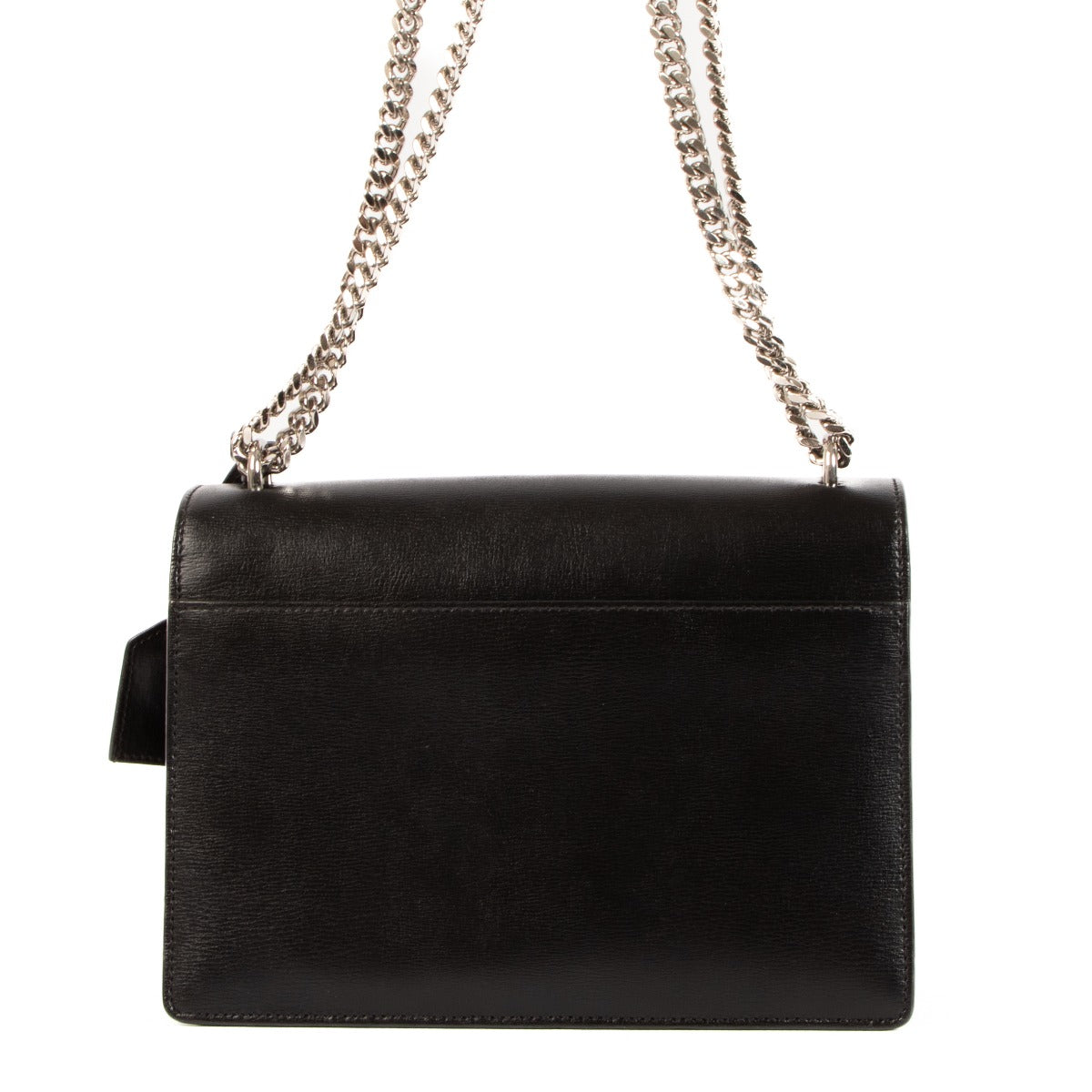 Shop SECOND HAND pre-owned Saint Laurent Sunset Medium Black Chain Bag on www.labellov.com