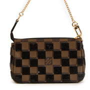 Louis Vuitton 2013 Sequin Damier Paillettes Mini Pochette Accessoires
