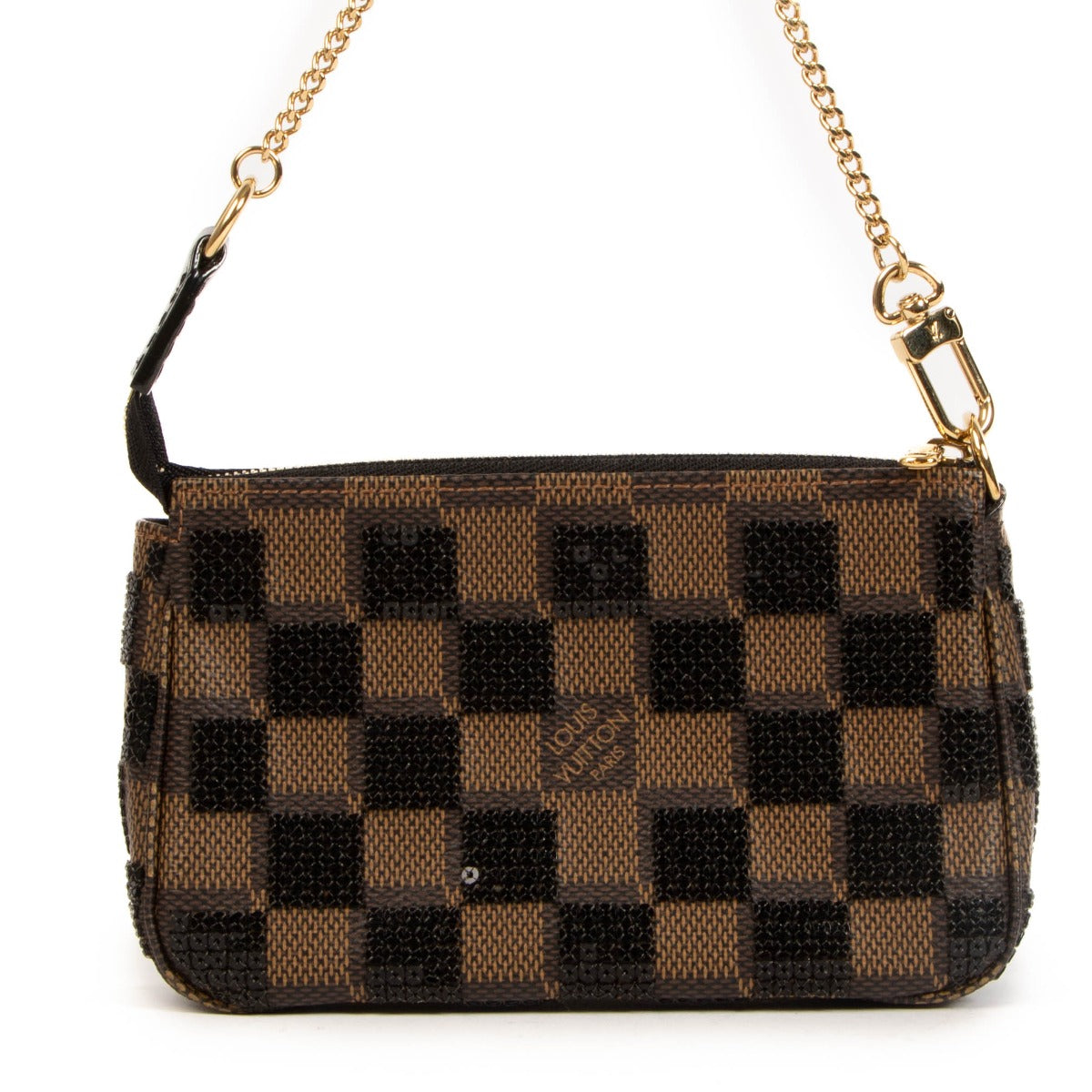Louis Vuitton 2013 Sequin Damier Paillettes Mini Pochette Accessoires