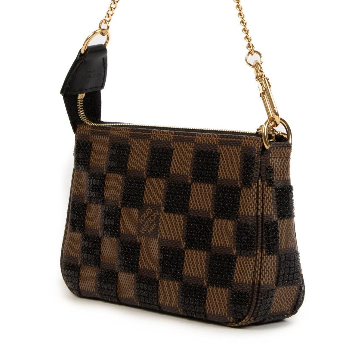 Louis Vuitton 2013 Sequin Damier Paillettes Mini Pochette Accessoires