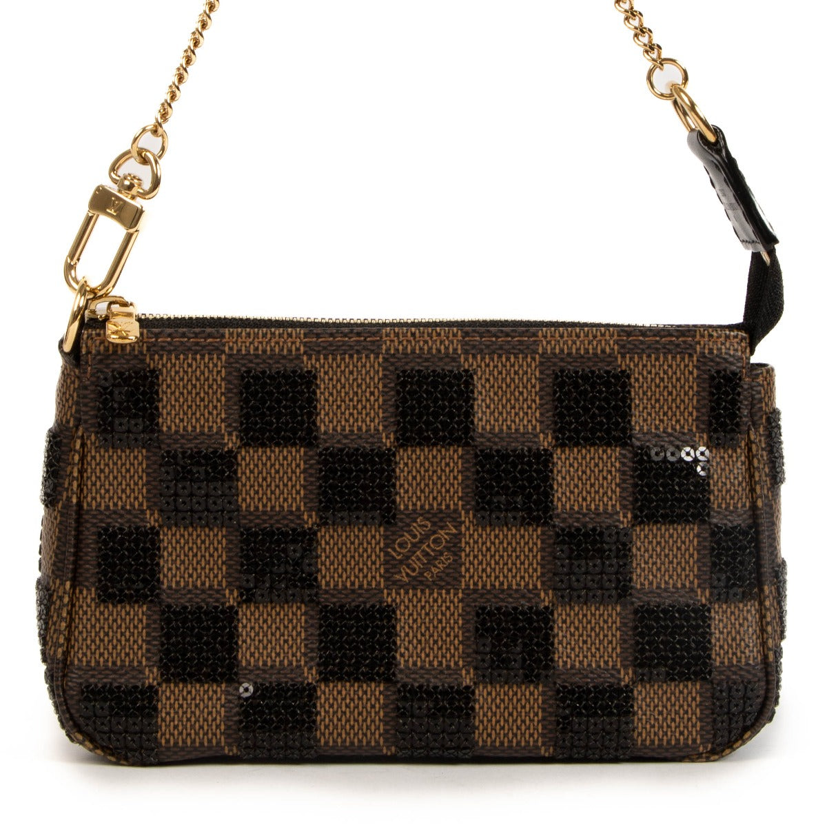 Louis Vuitton 2013 Sequin Damier Paillettes Mini Pochette Accessoires