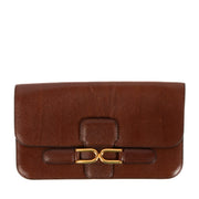 Delvaux Brown Leather Escudo Wallet