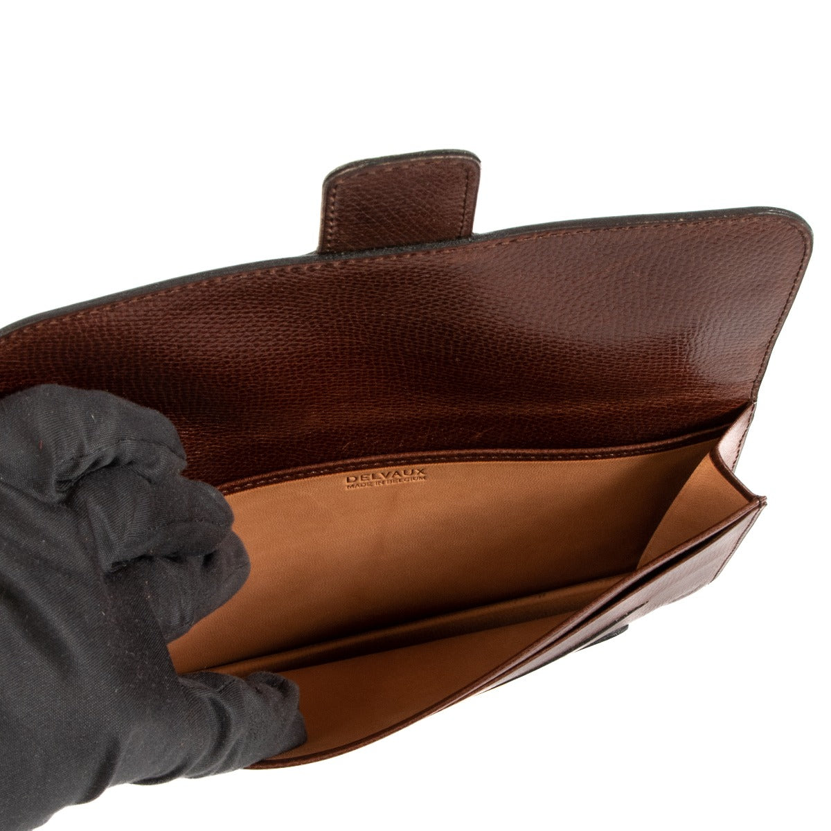 Delvaux Brown Leather Escudo Wallet
