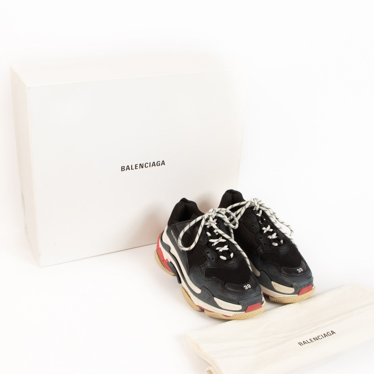 Balenciaga Black Triple S Sneakers