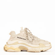 Balenciaga White Triple S Sneakers